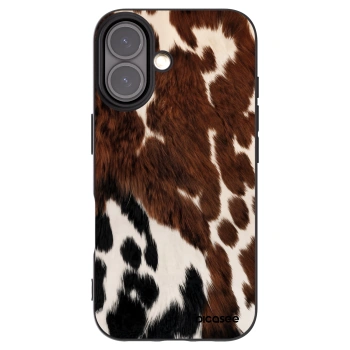 Picasee silikonski črni ovitek za Apple iPhone 16 - Rust