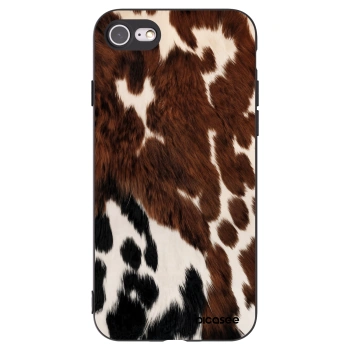 Picasee silikonski črni ovitek za Apple iPhone 8 - Rust