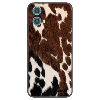 Picasee silikonski črni ovitek za Motorola Moto G34 5G - Rust