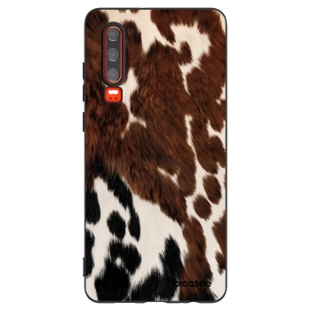 Picasee silikonski črni ovitek za Huawei P30 - Rust