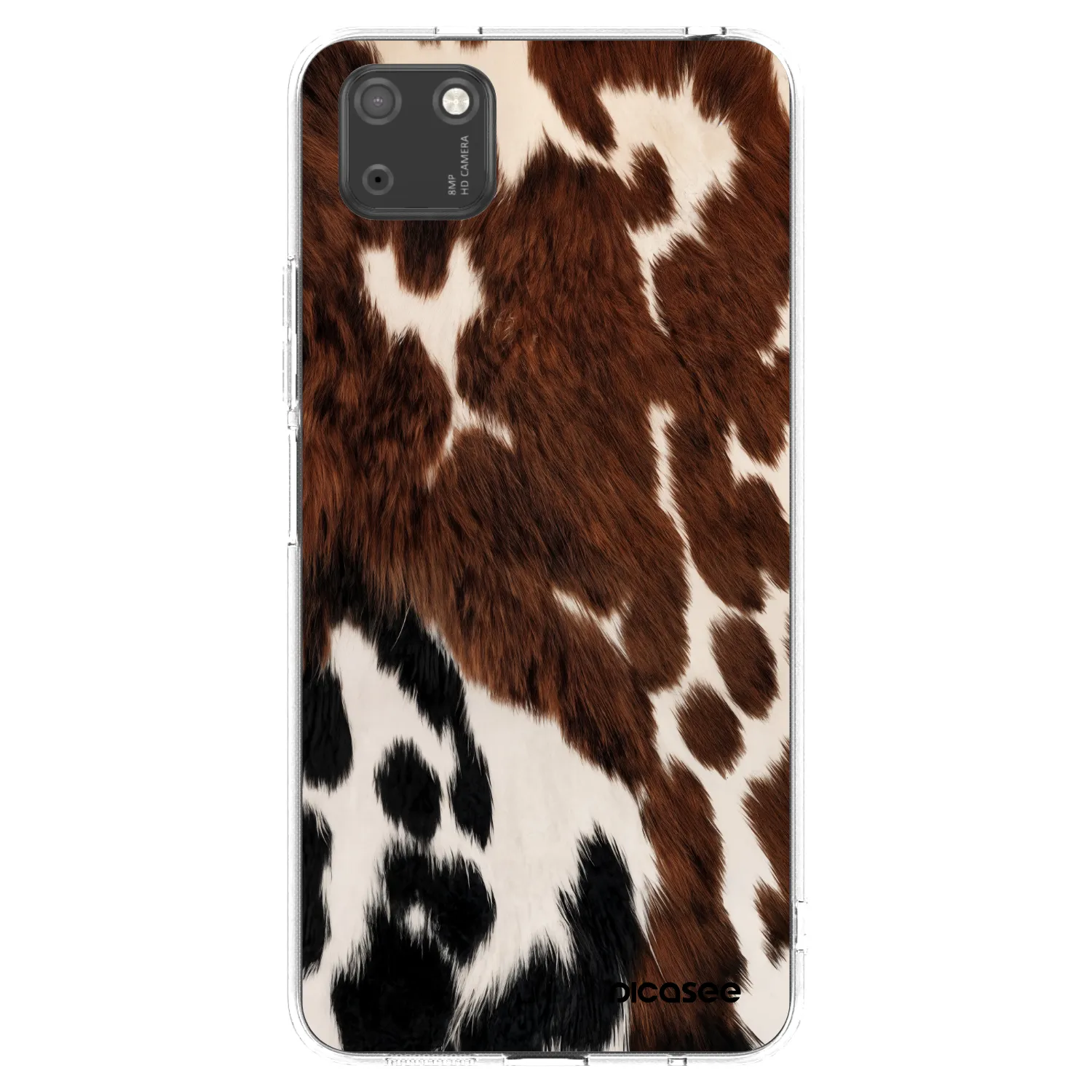 Picasee silikonski prozorni ovitek za Huawei Y5P - Rust