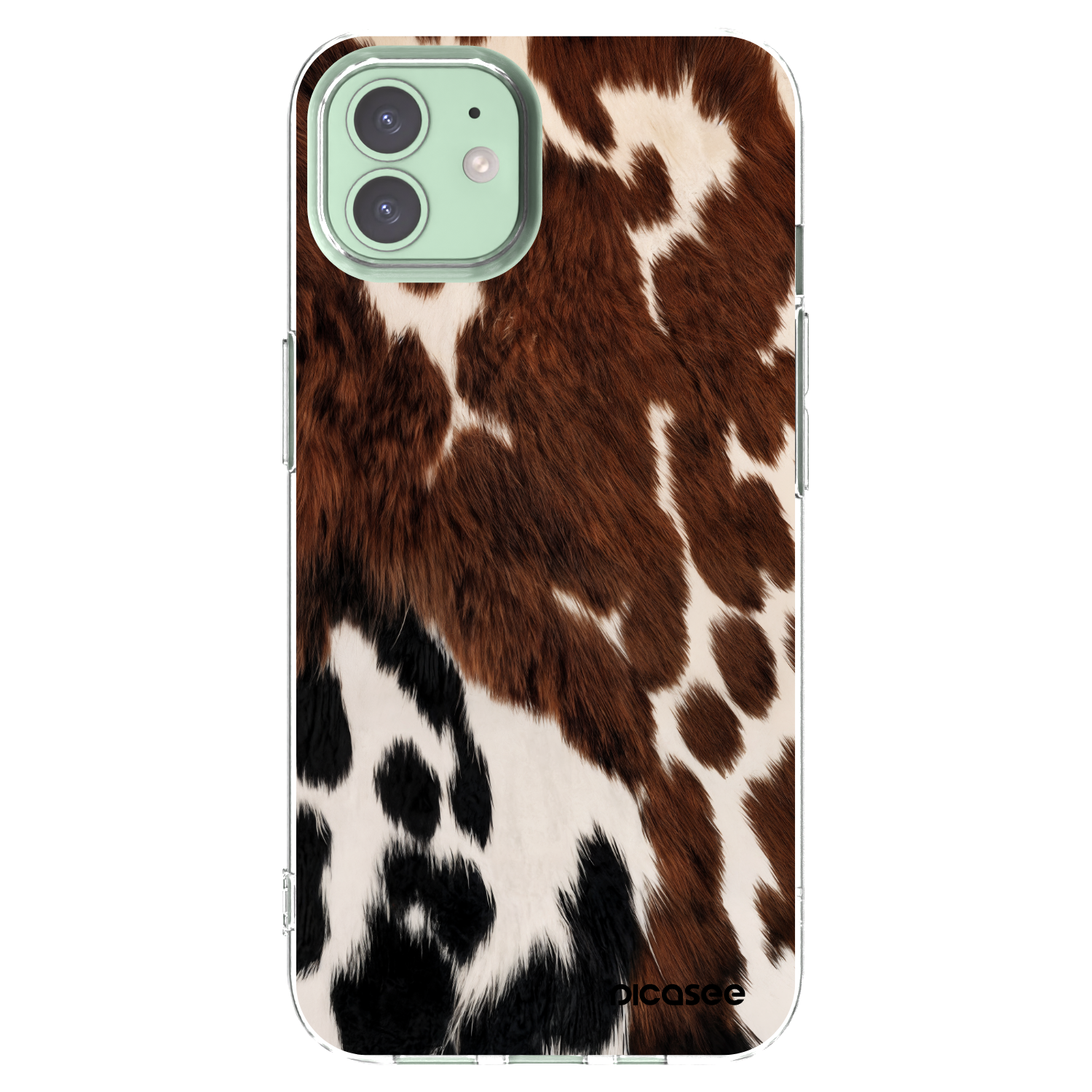 Picasee silikonski prozorni ovitek za Apple iPhone 12 - Rust