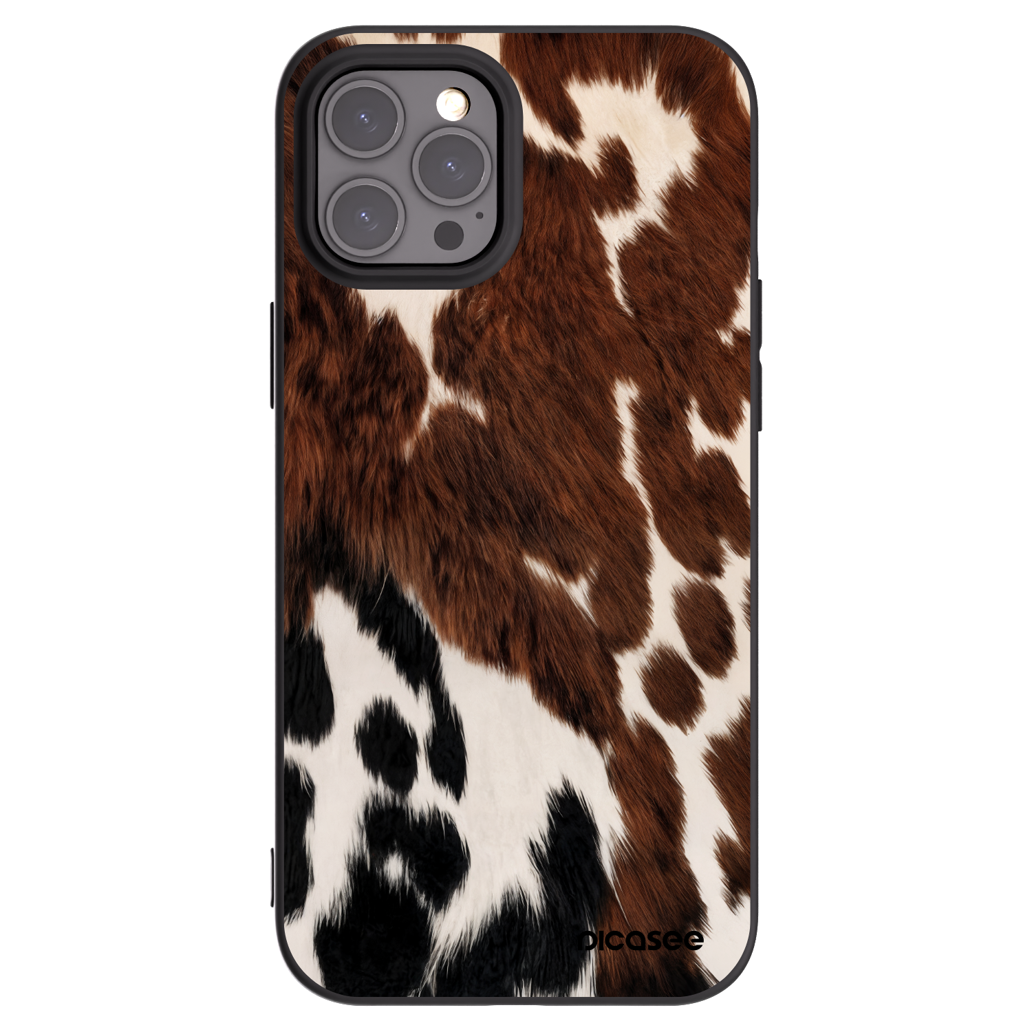 Picasee silikonski črni ovitek za Apple iPhone 12 Pro Max - Rust