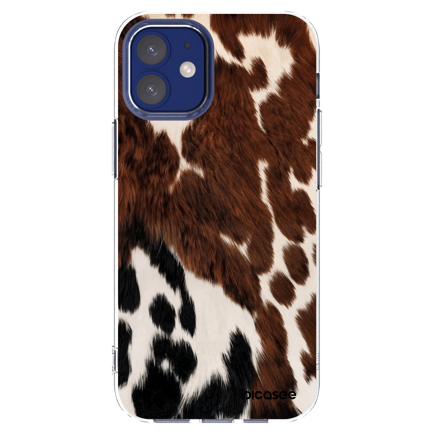 Picasee silikonski prozorni ovitek za Apple iPhone 12 mini - Rust