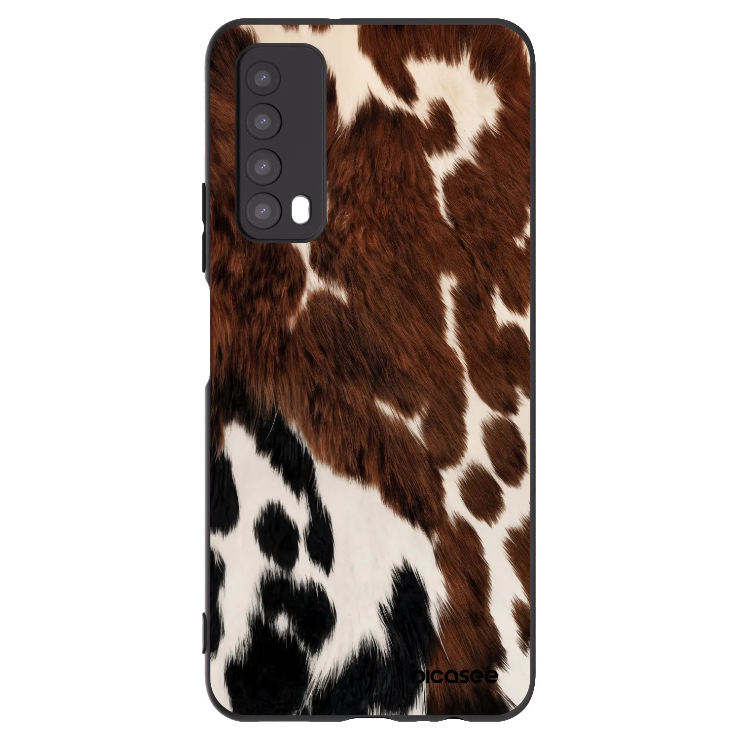 Picasee silikonski črni ovitek za Huawei P Smart 2021 - Rust