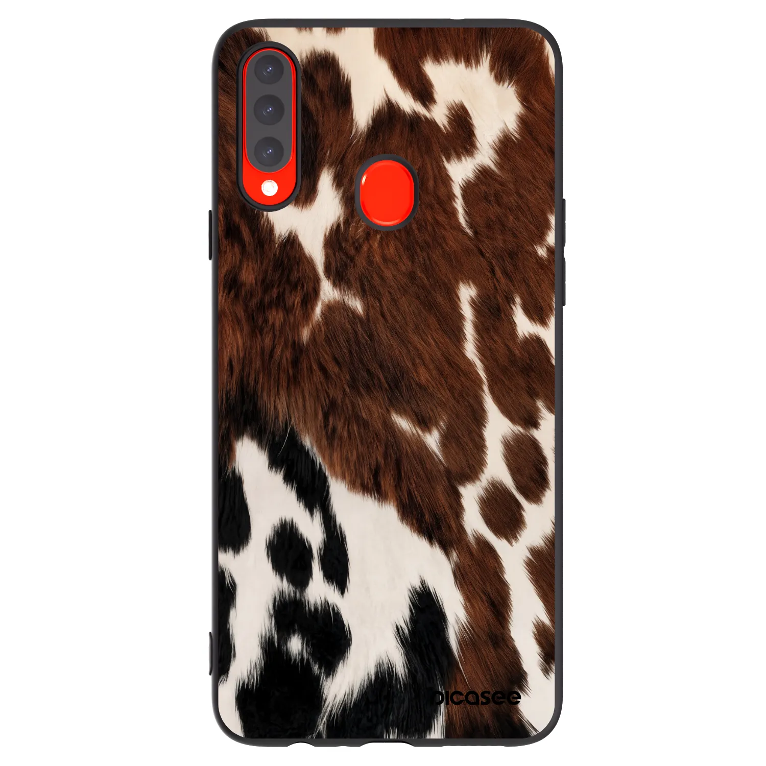 Picasee silikonski črni ovitek za Samsung Galaxy A20s - Rust