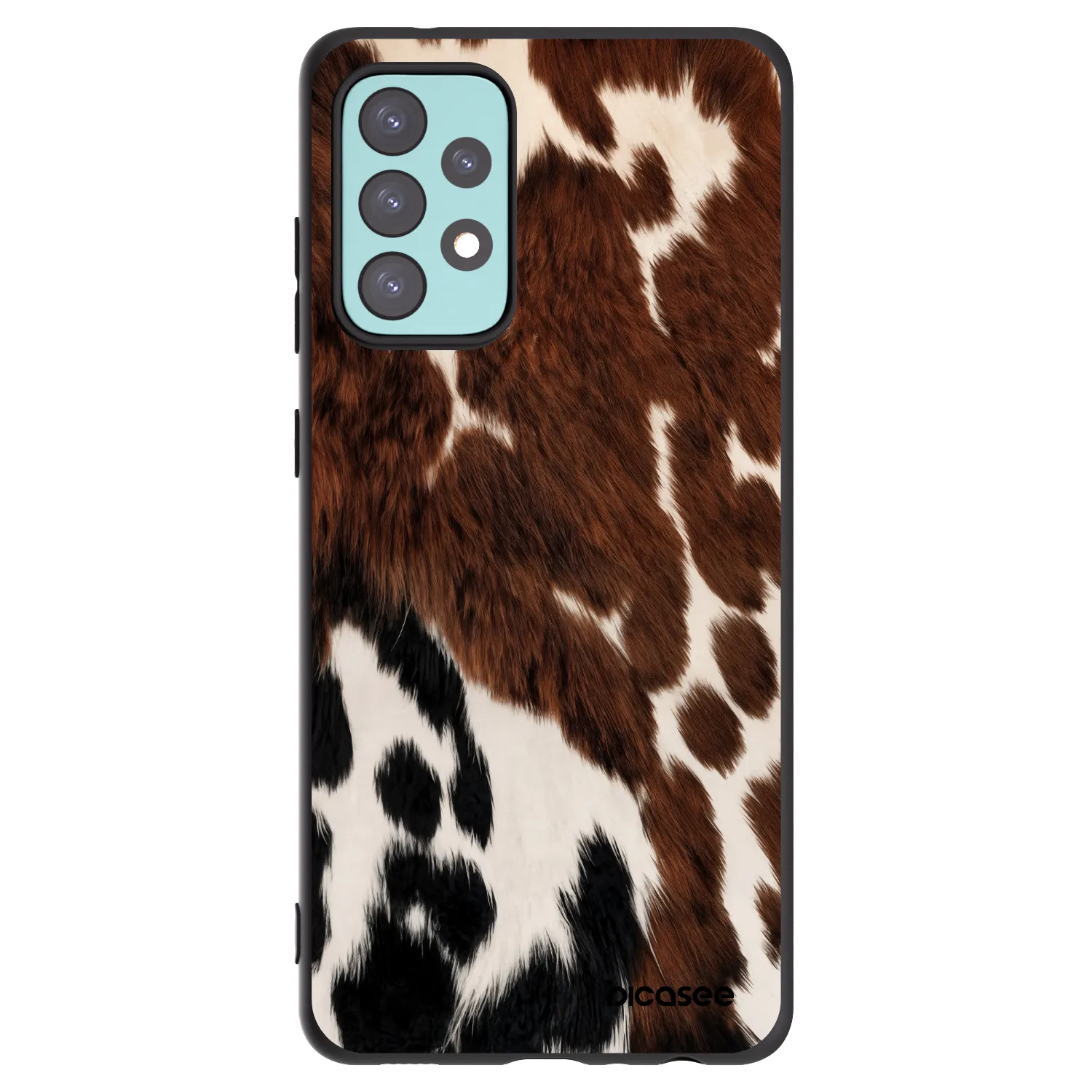 Picasee silikonski črni ovitek za Samsung Galaxy A72 A725F - Rust