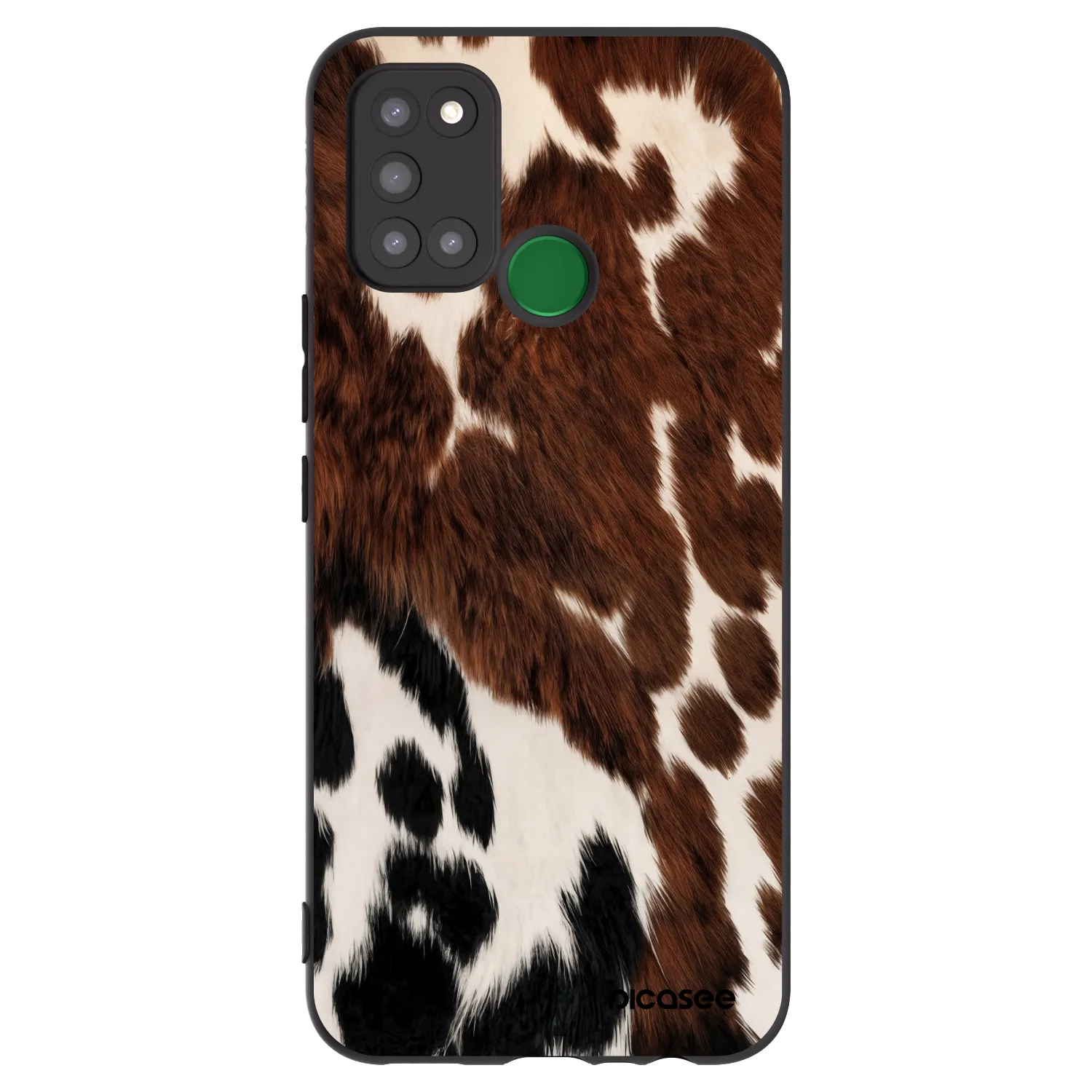 Picasee silikonski črni ovitek za Realme 7i - Rust