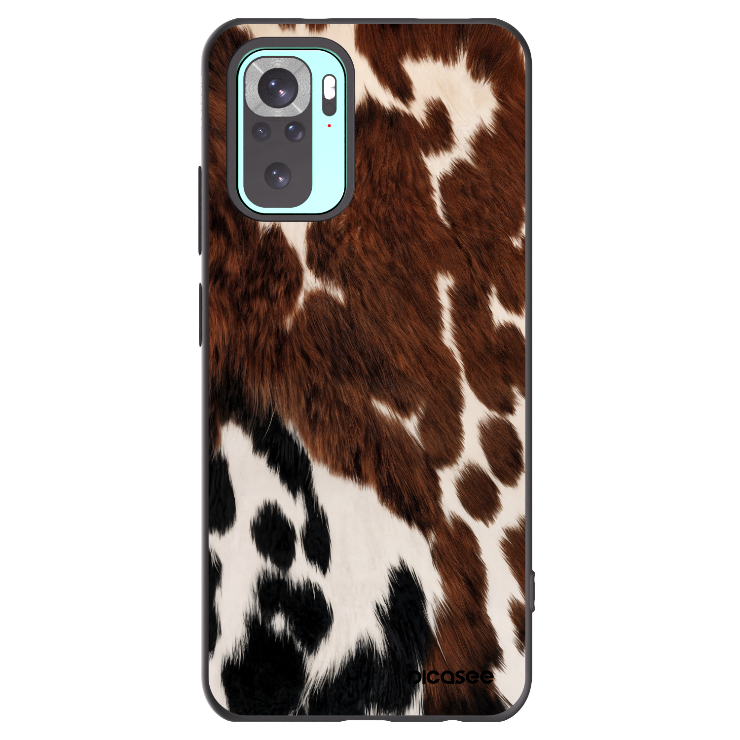 Picasee silikonski črni ovitek za Xiaomi Redmi Note 10 Pro - Rust