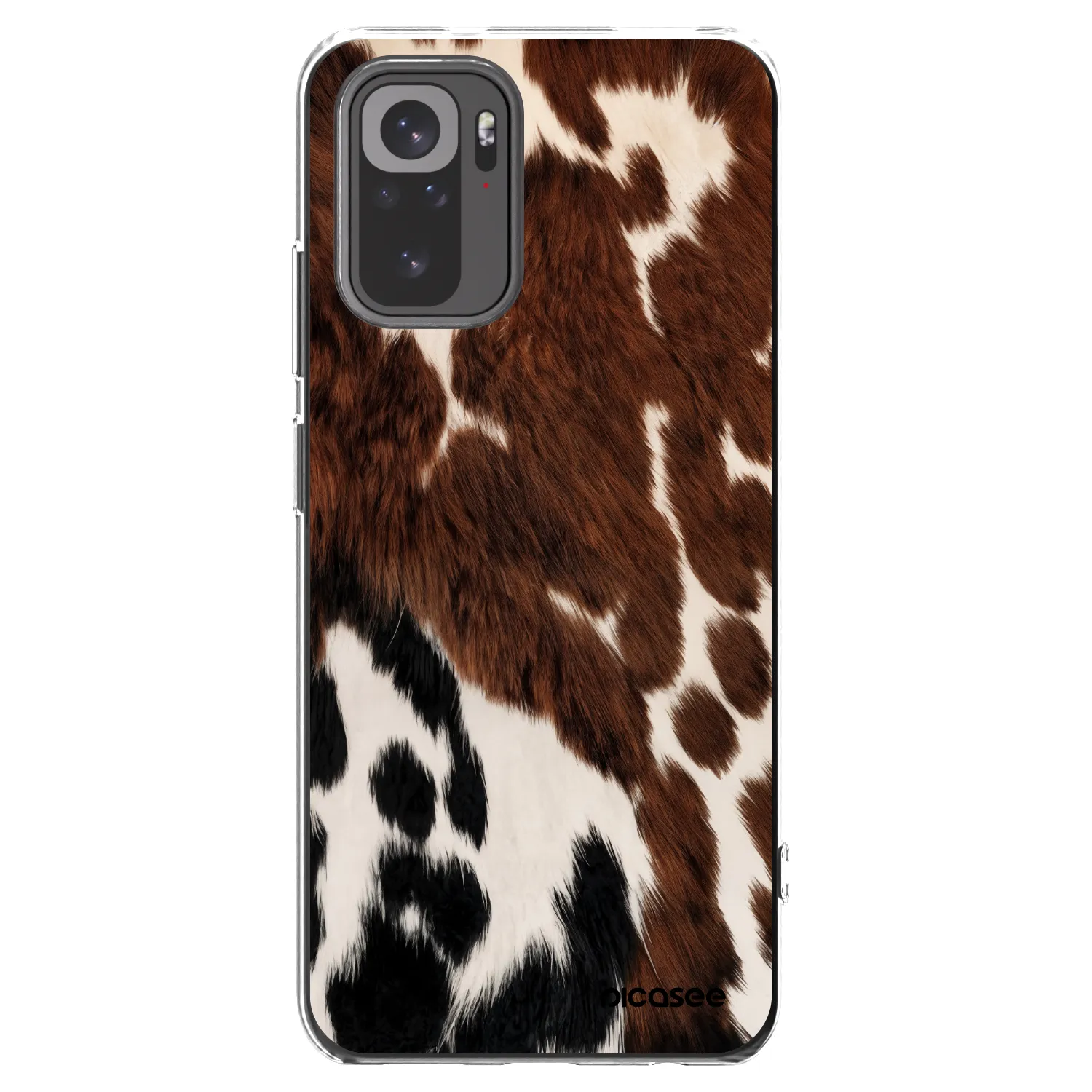 Picasee silikonski prozorni ovitek za Xiaomi Redmi Note 10S - Rust