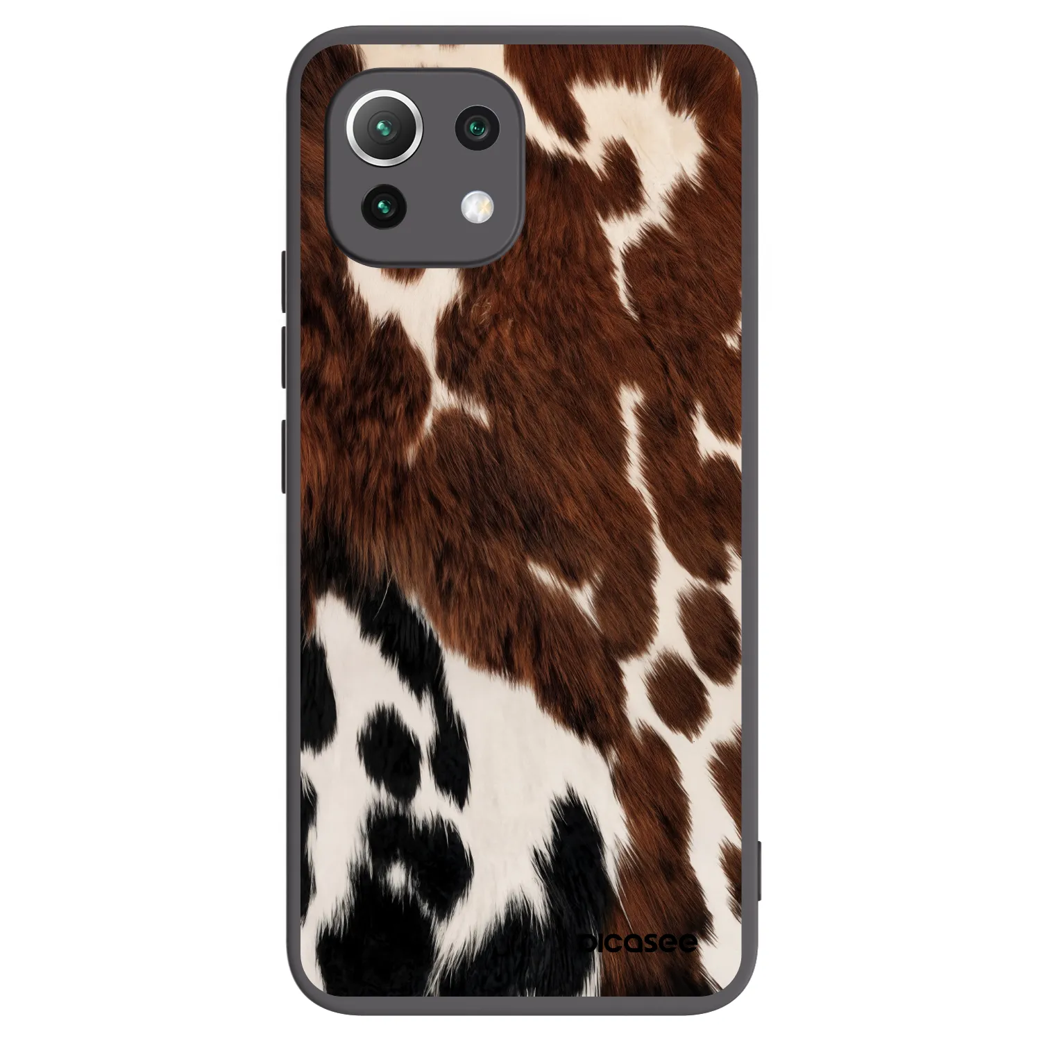 Picasee silikonski črni ovitek za Xiaomi Mi 11 Lite - Rust