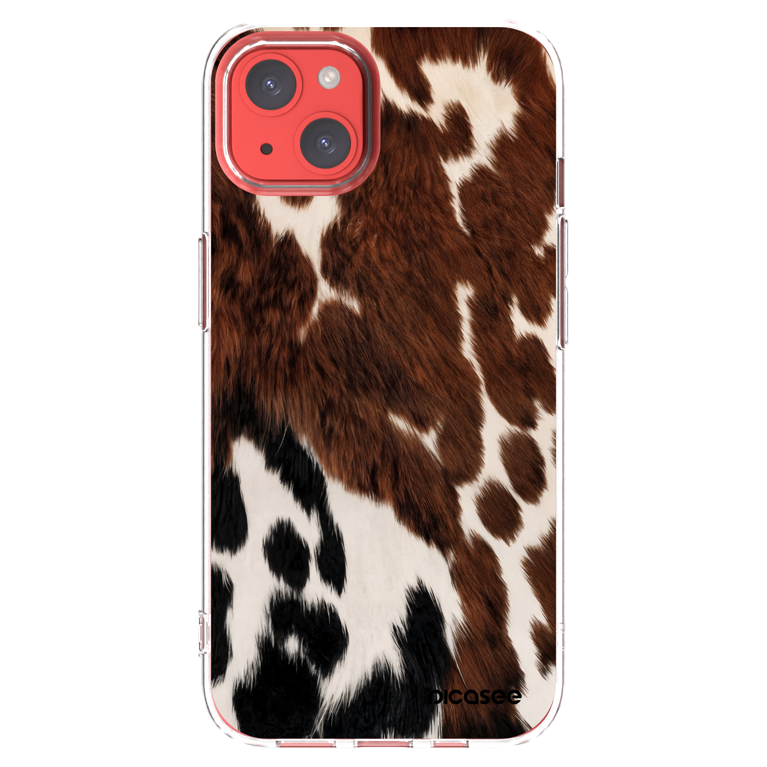 Picasee silikonski prozorni ovitek za Apple iPhone 13 - Rust