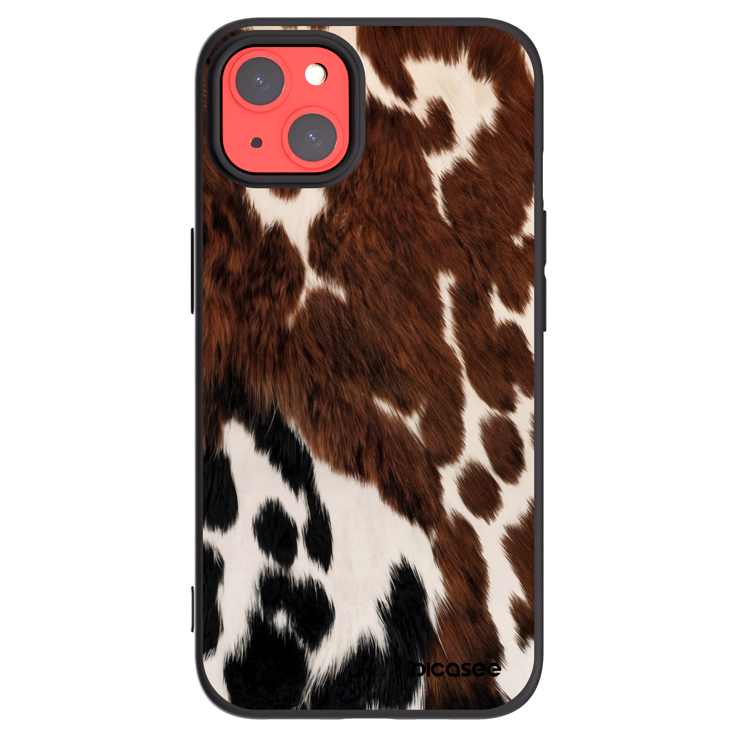 Picasee silikonski črni ovitek za Apple iPhone 13 - Rust