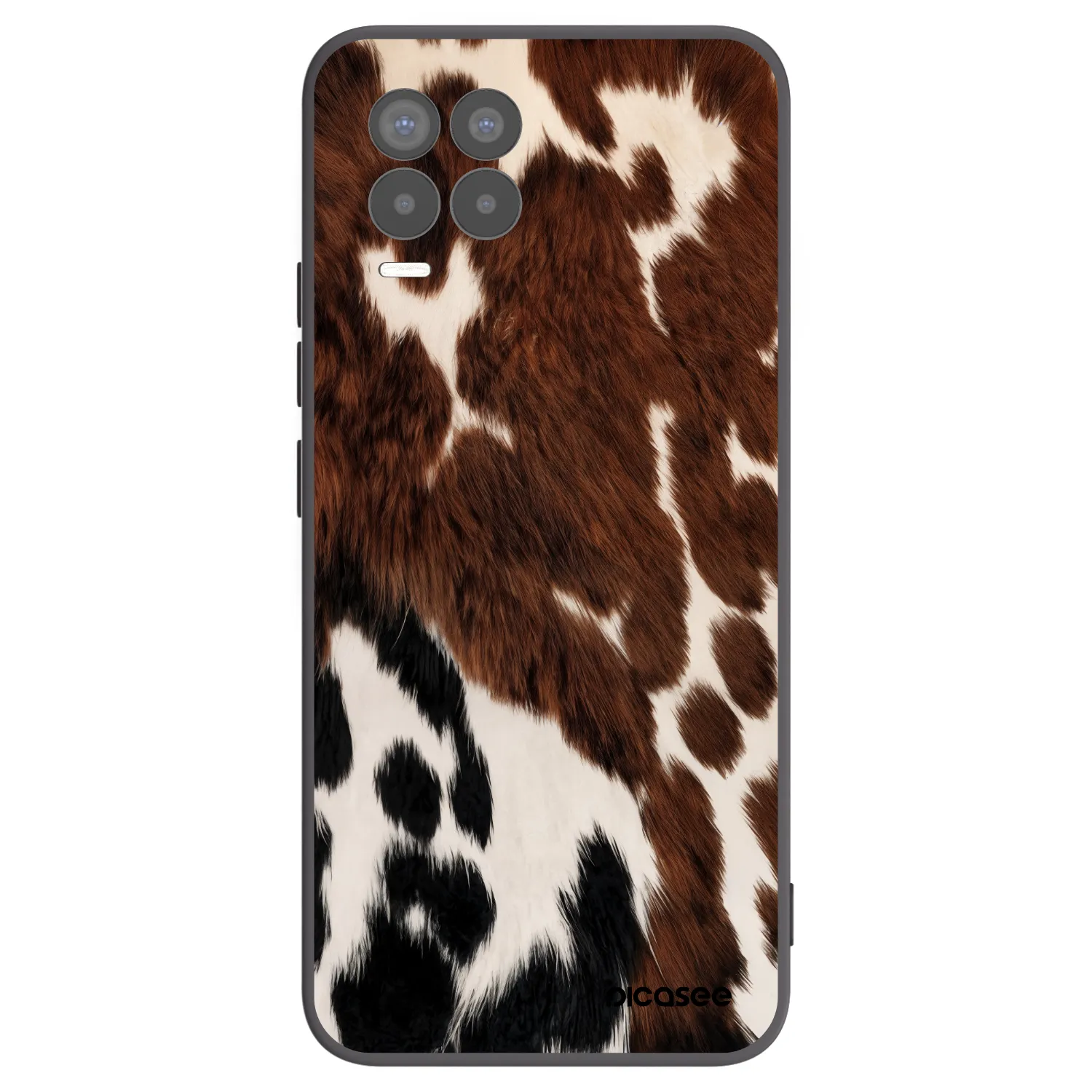 Picasee silikonski črni ovitek za Realme 8 4G - Rust
