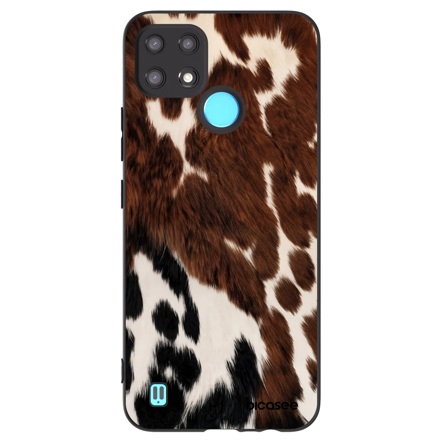 Picasee silikonski črni ovitek za Realme C21 - Rust
