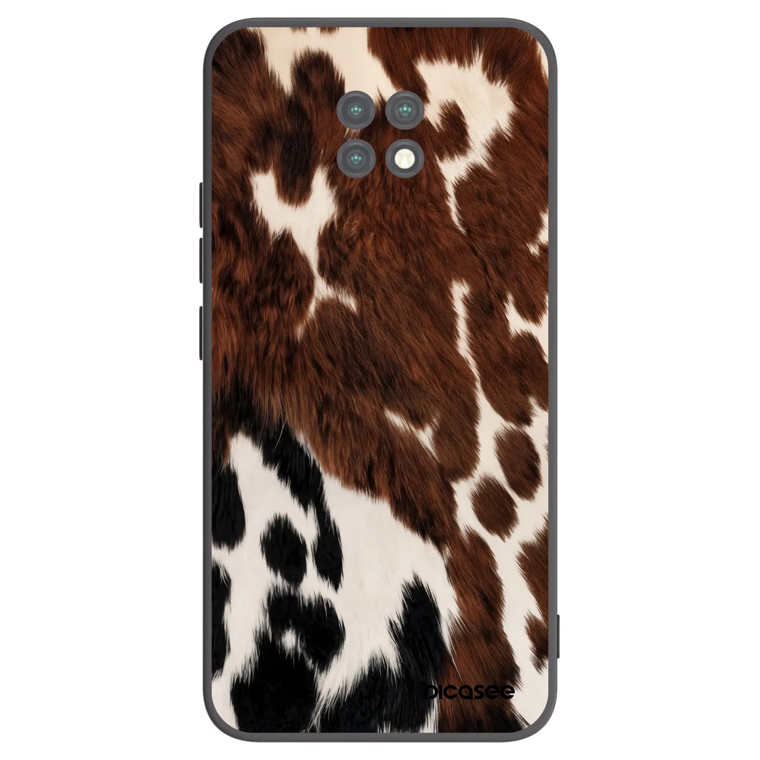 Picasee silikonski črni ovitek za Xiaomi Redmi Note 9T - Rust