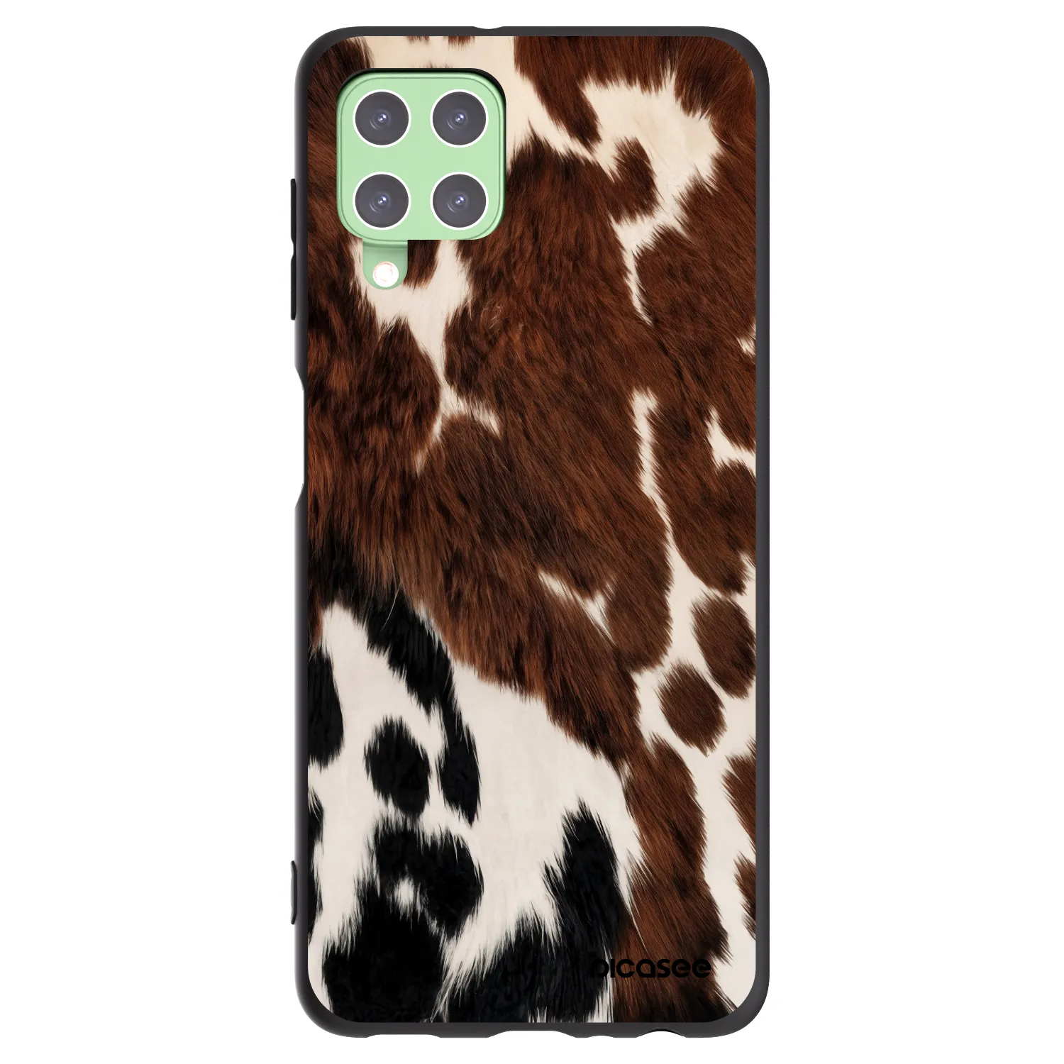 Picasee silikonski črni ovitek za Samsung Galaxy A22 A225F 4G - Rust