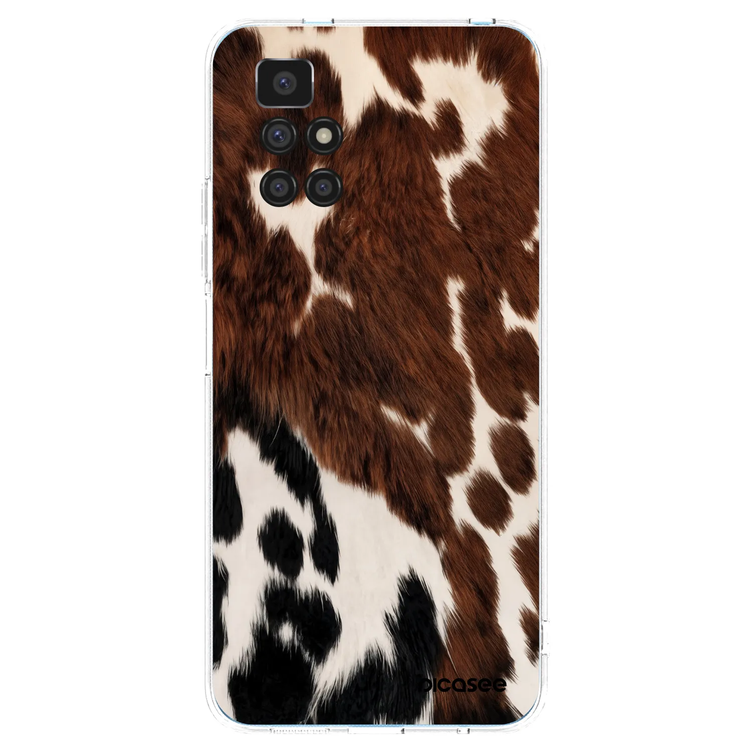 Picasee silikonski prozorni ovitek za Xiaomi Redmi 10 - Rust