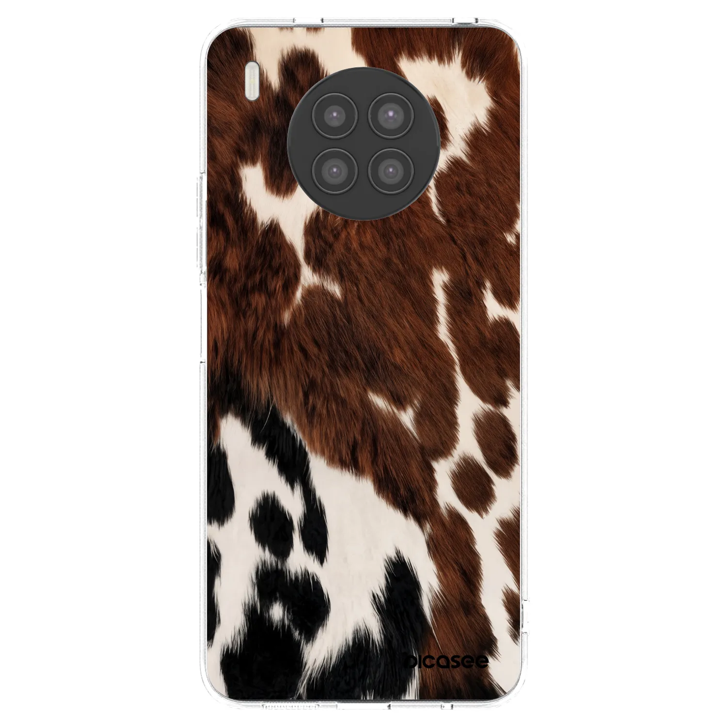 Picasee silikonski prozorni ovitek za Huawei Nova 8i - Rust