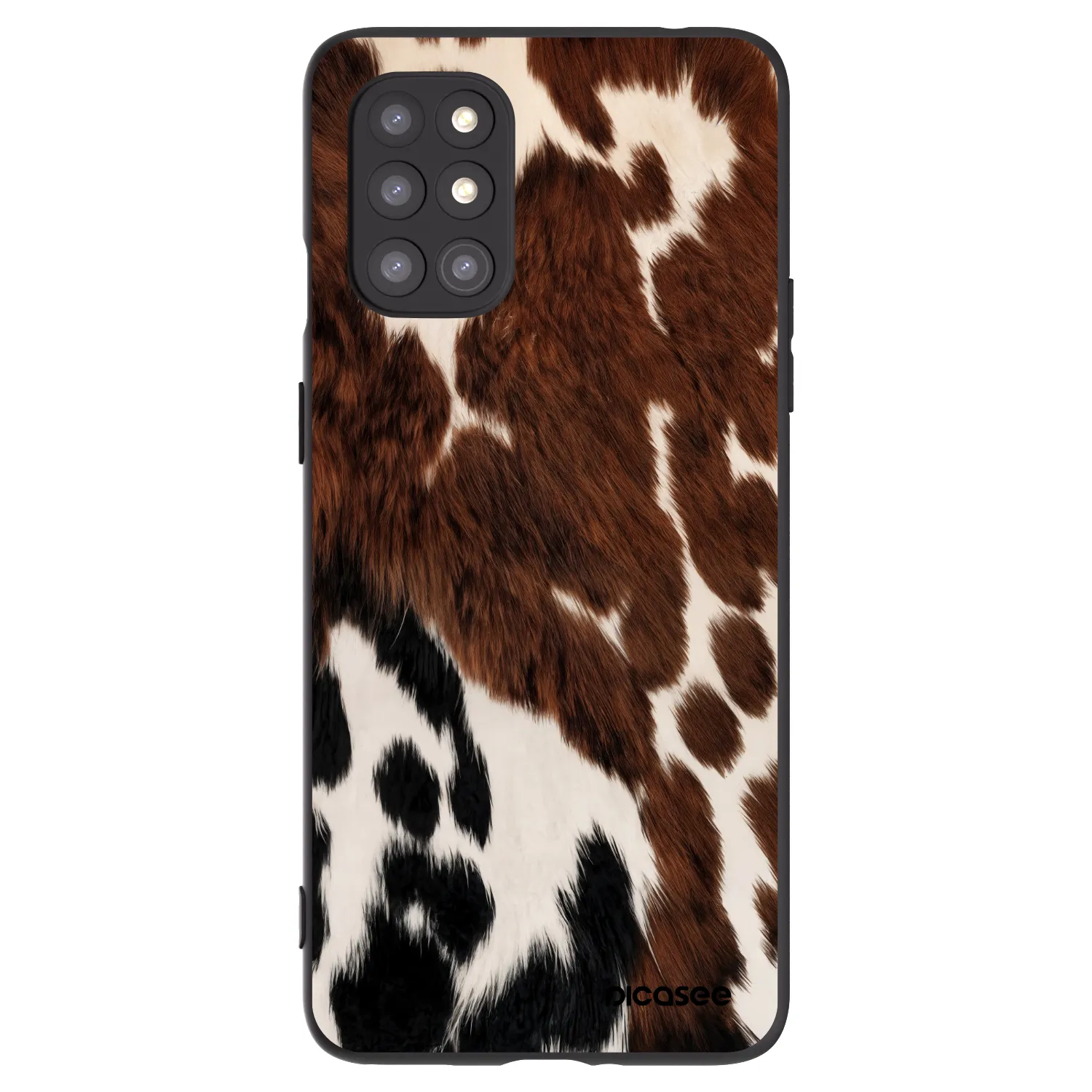 Picasee silikonski črni ovitek za OnePlus 8T - Rust