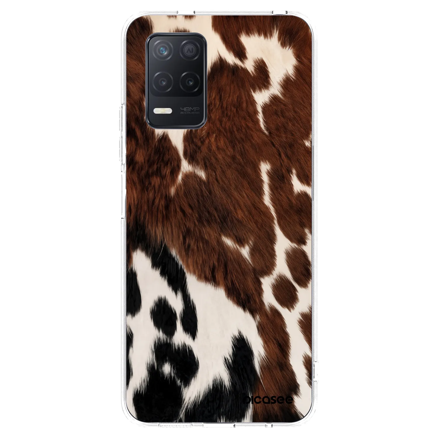 Picasee silikonski prozorni ovitek za Realme 8 5G - Rust