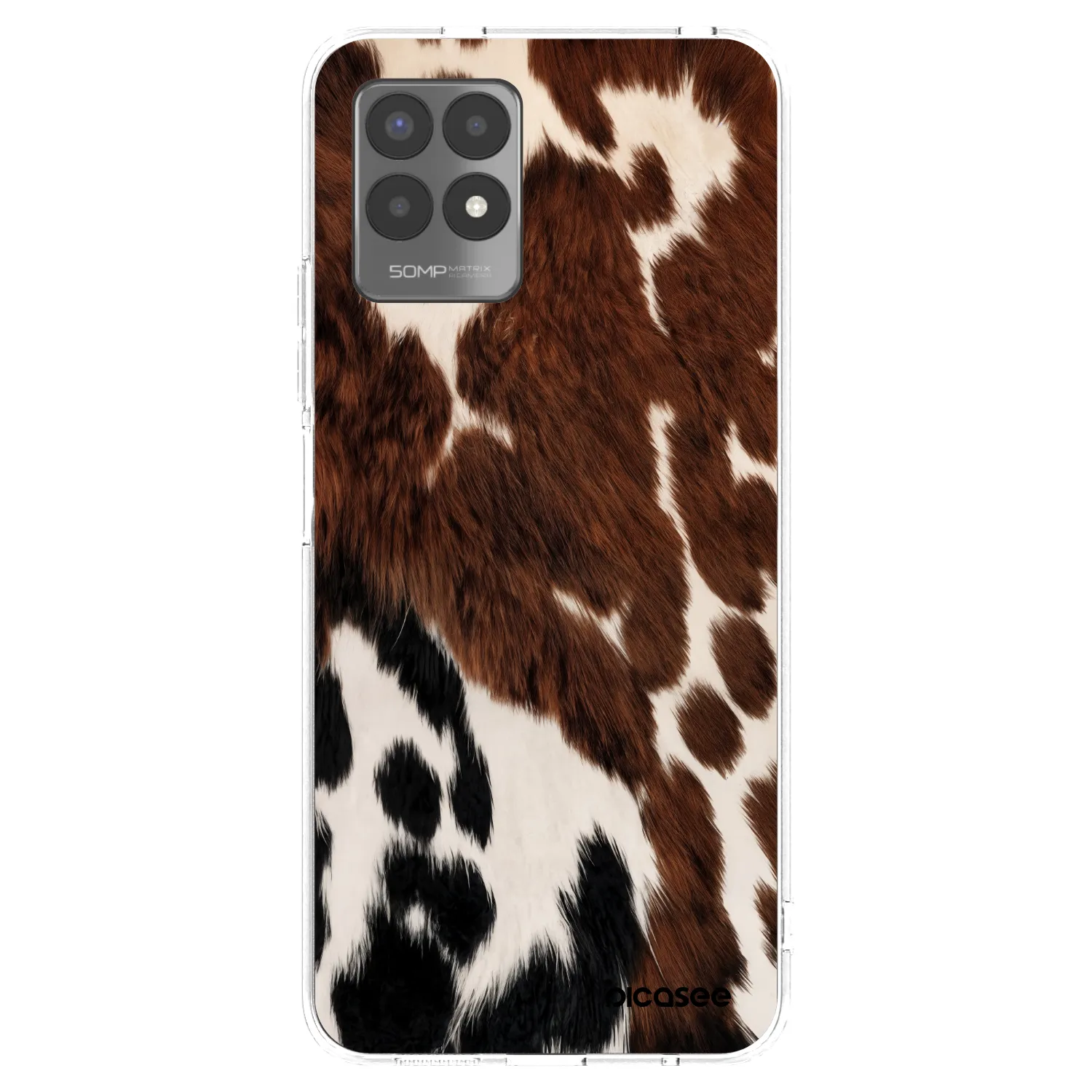 Picasee silikonski prozorni ovitek za Realme 8i - Rust