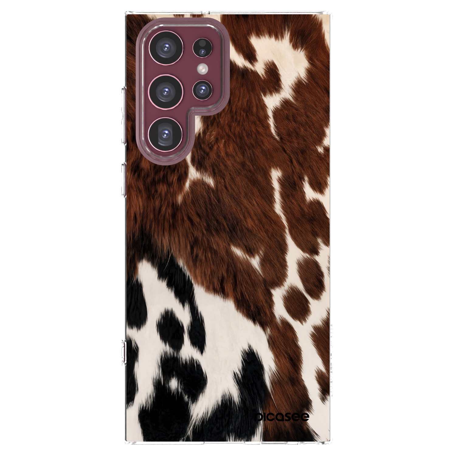 Picasee silikonski prozorni ovitek za Samsung Galaxy S22 Ultra 5G - Rust