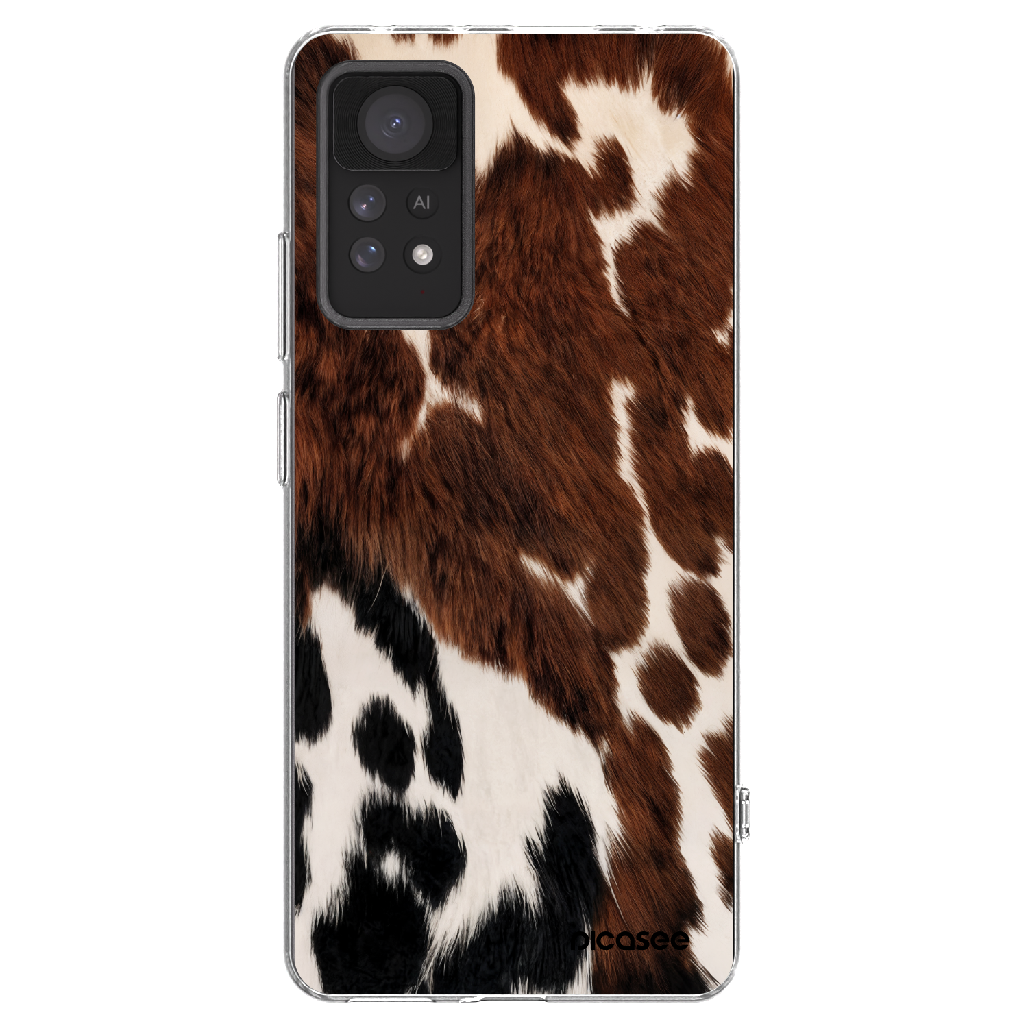 Picasee silikonski prozorni ovitek za Xiaomi Redmi Note 11 Pro 5G - Rust