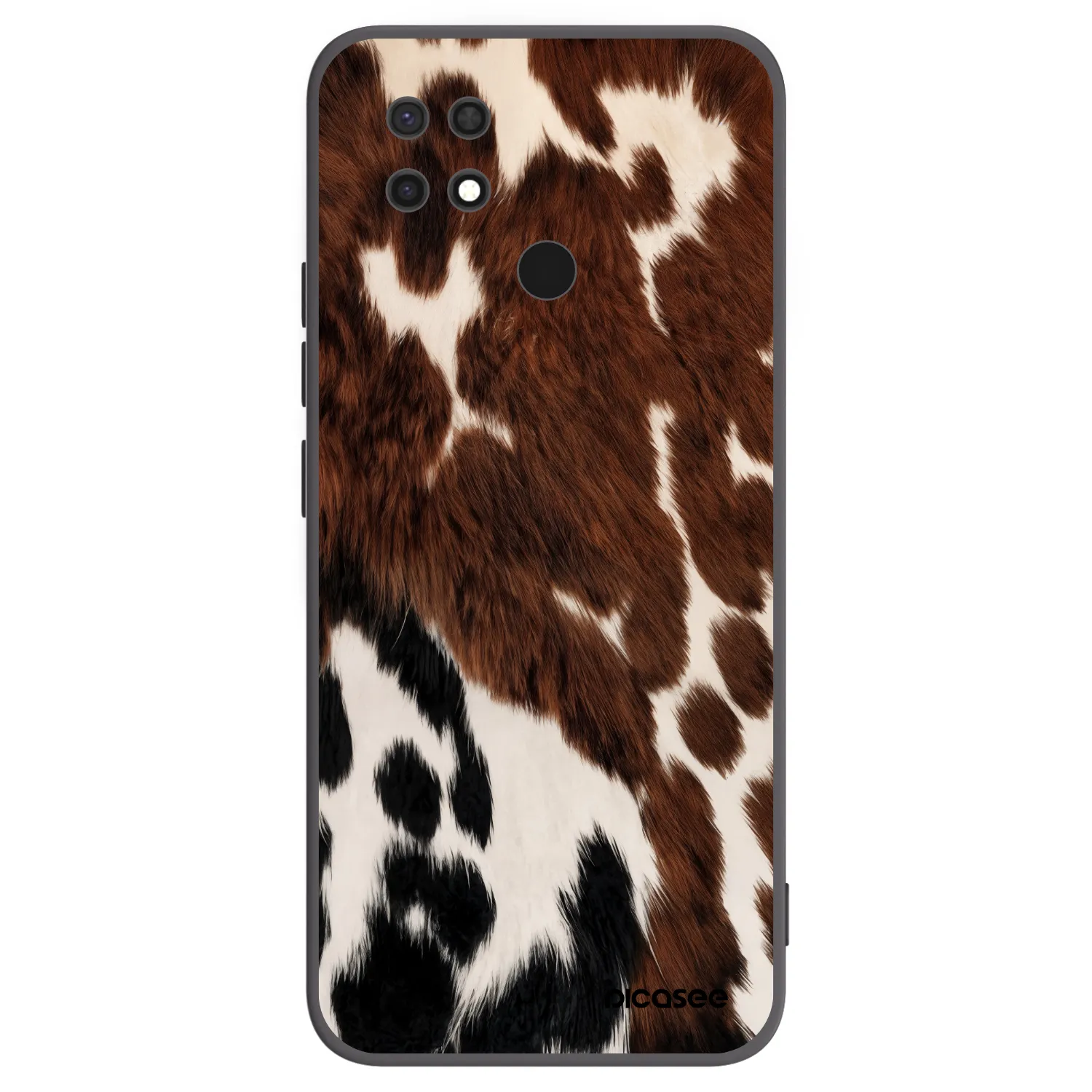 Picasee silikonski črni ovitek za Xiaomi Redmi 10C - Rust