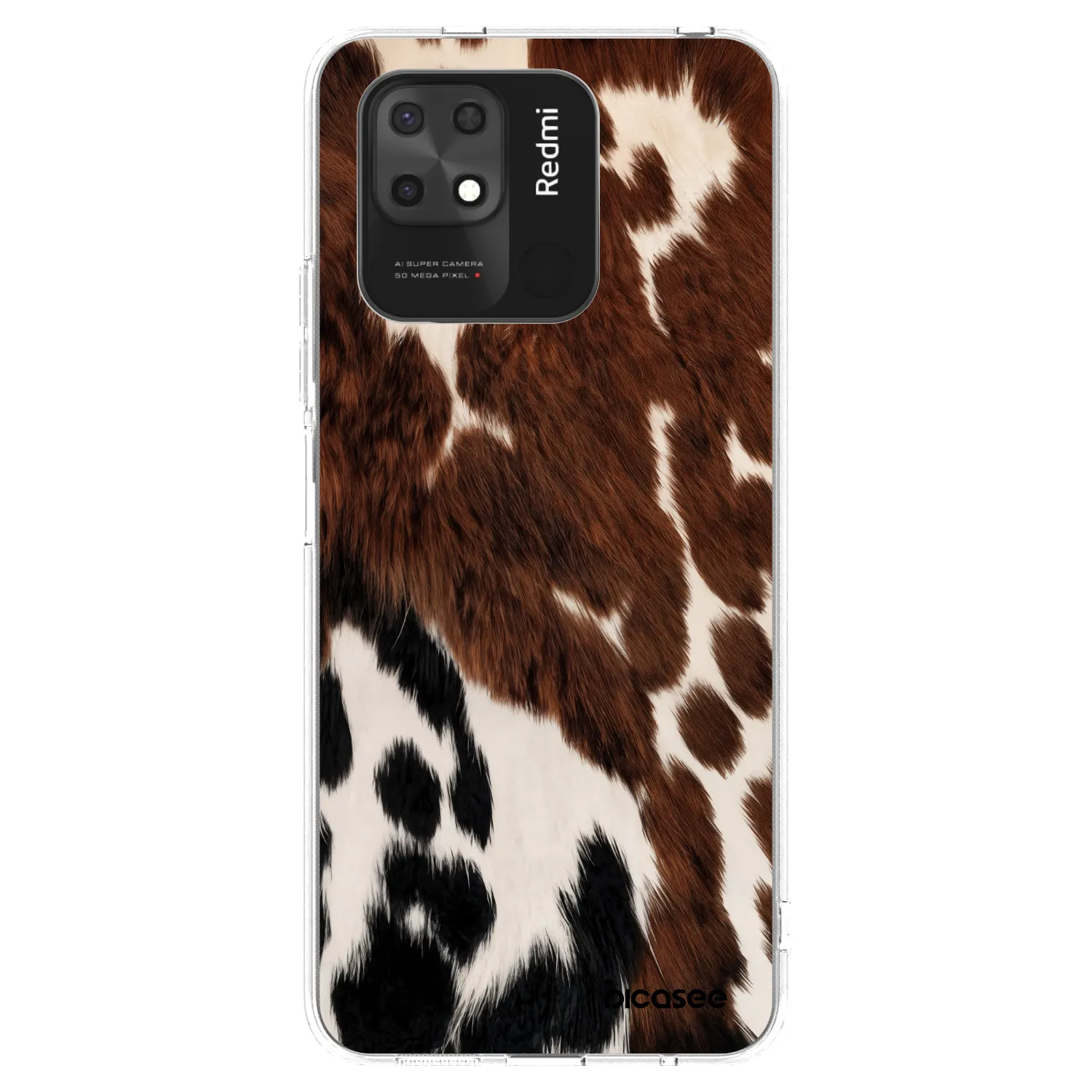 Picasee silikonski prozorni ovitek za Xiaomi Redmi 10C - Rust