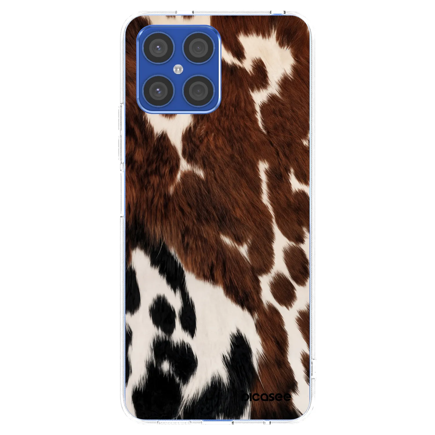 Picasee silikonski prozorni ovitek za Honor X8 4G - Rust