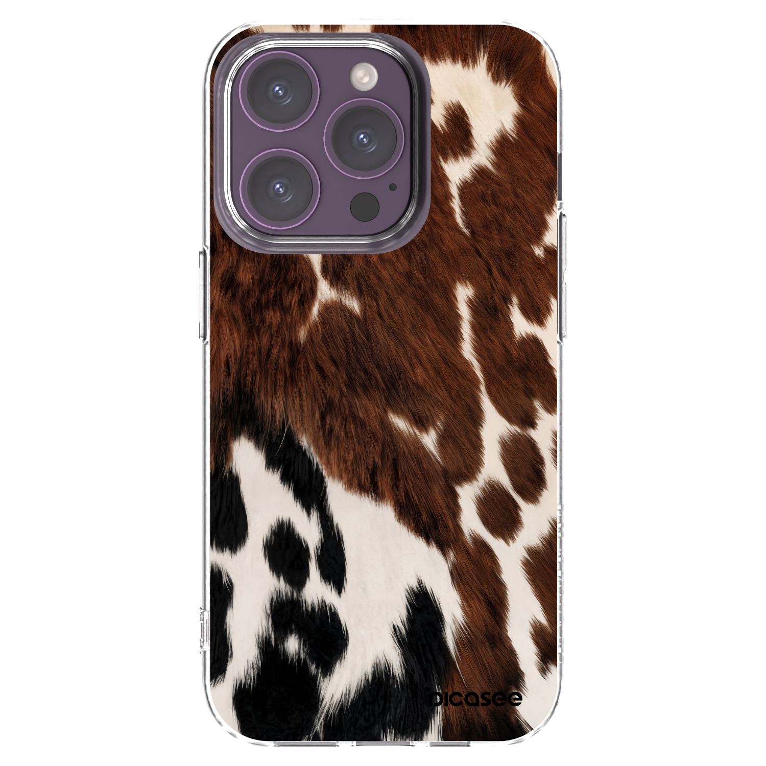 Picasee silikonski prozorni ovitek za Apple iPhone 14 Pro - Rust