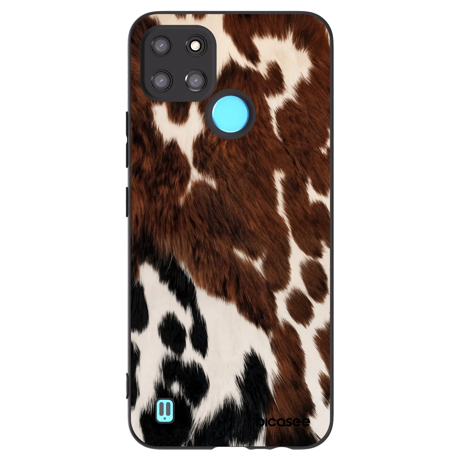 Picasee silikonski črni ovitek za Realme C21Y - Rust