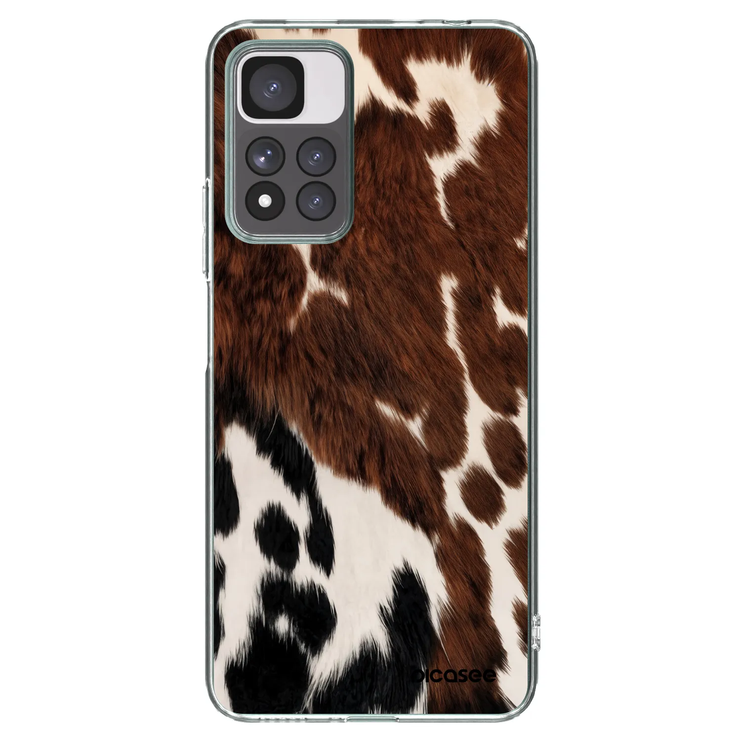 Picasee silikonski prozorni ovitek za Xiaomi Redmi Note 11 Pro+ 5G - Rust