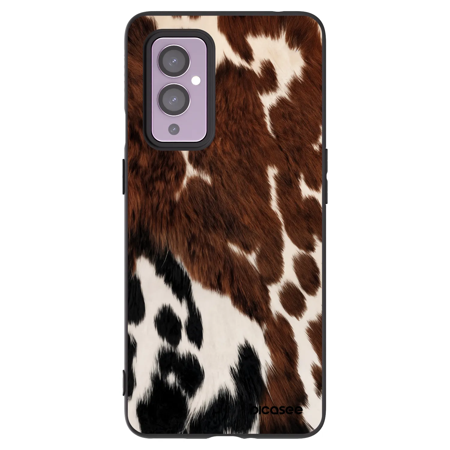 Picasee silikonski črni ovitek za OnePlus 9 - Rust