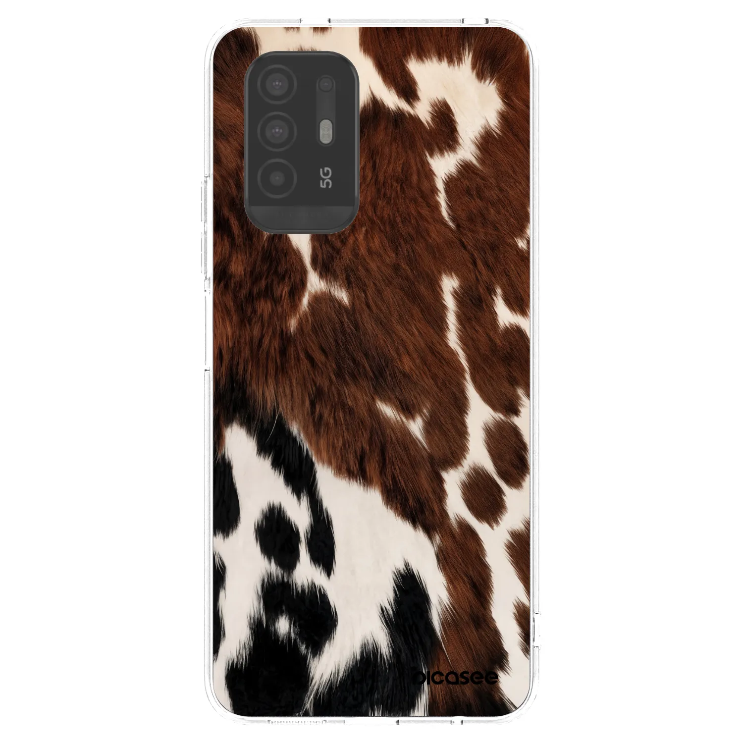 Picasee silikonski prozorni ovitek za OPPO A94 5G - Rust