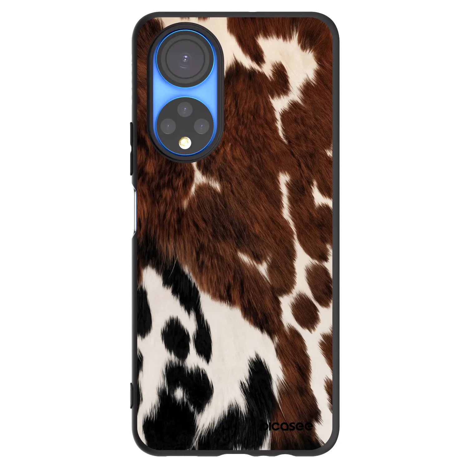 Picasee silikonski črni ovitek za Honor X7 - Rust