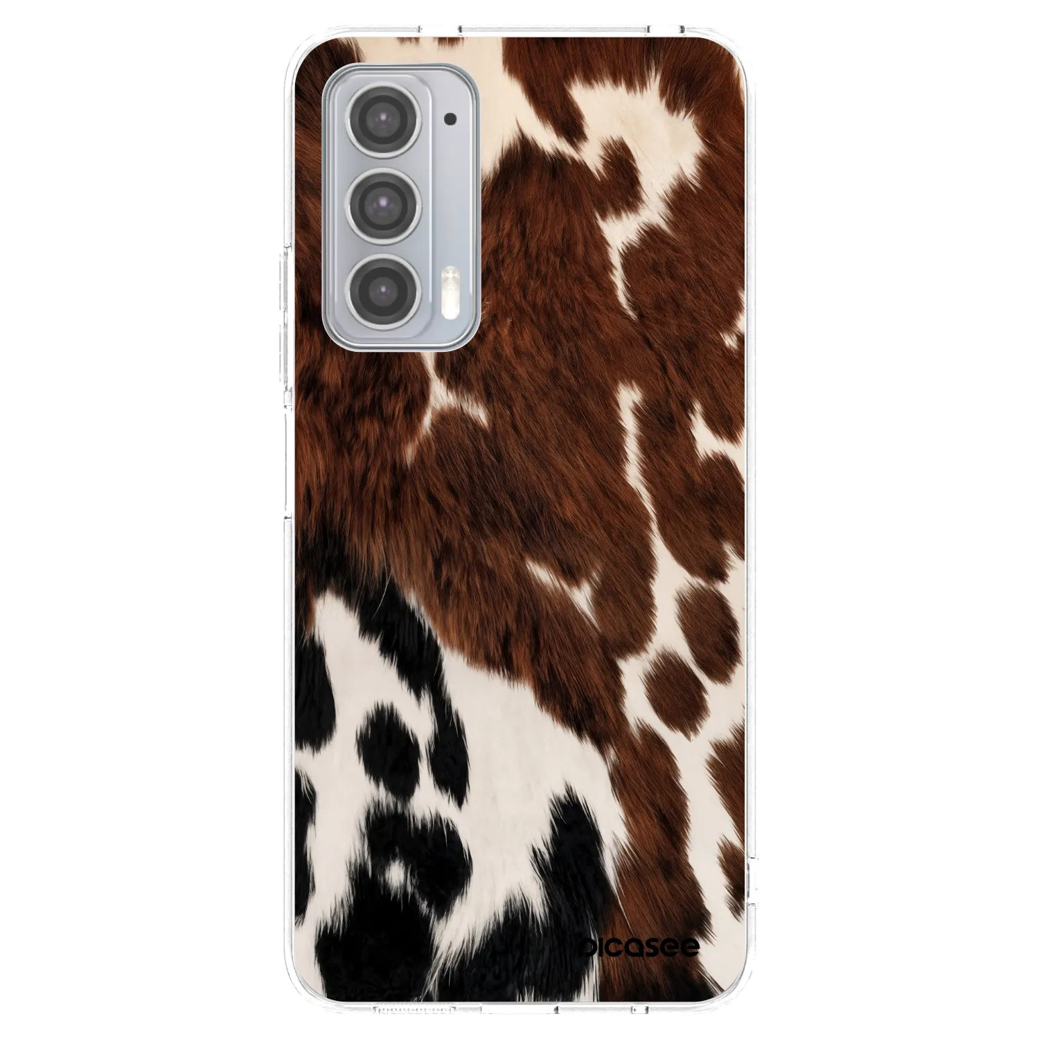 Picasee silikonski prozorni ovitek za Motorola Edge 20 - Rust