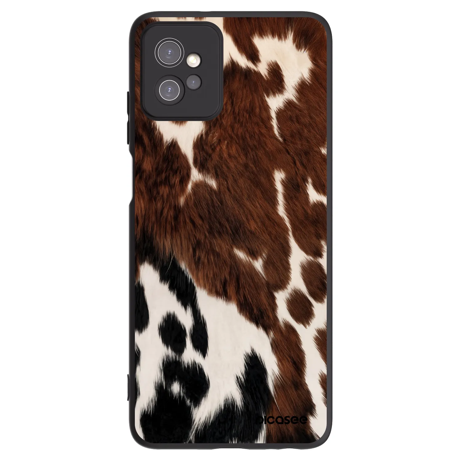 Picasee silikonski črni ovitek za Motorola Moto G32 - Rust