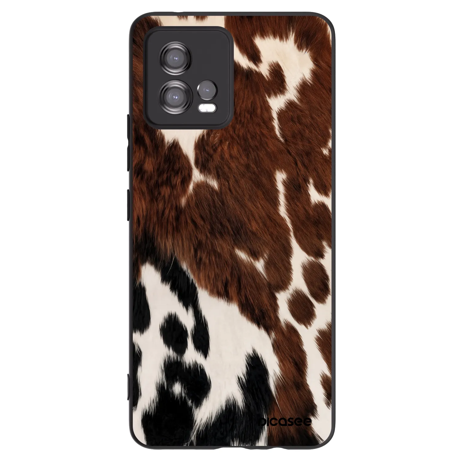 Picasee silikonski črni ovitek za Motorola Moto G72 - Rust