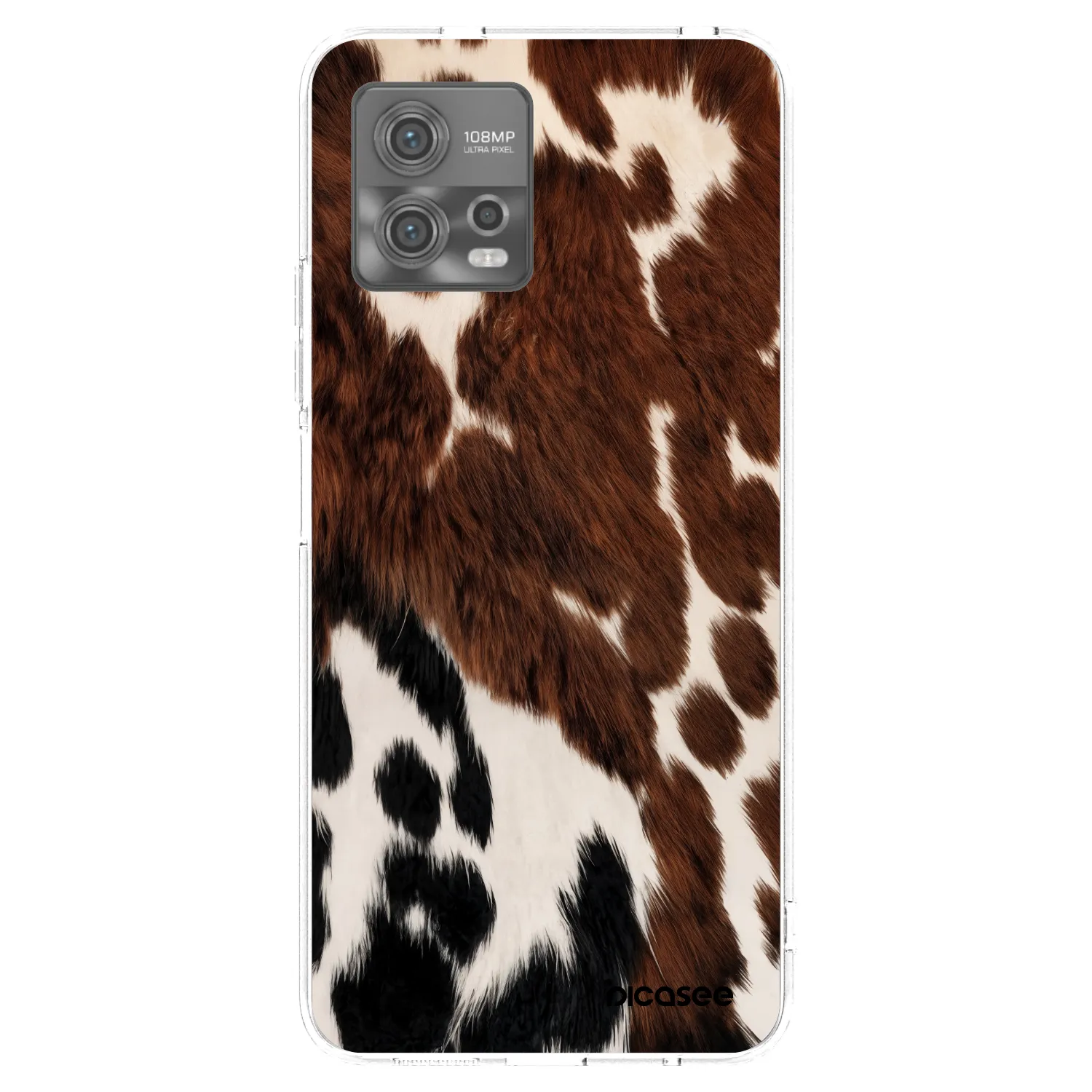 Picasee silikonski prozorni ovitek za Motorola Moto G72 - Rust