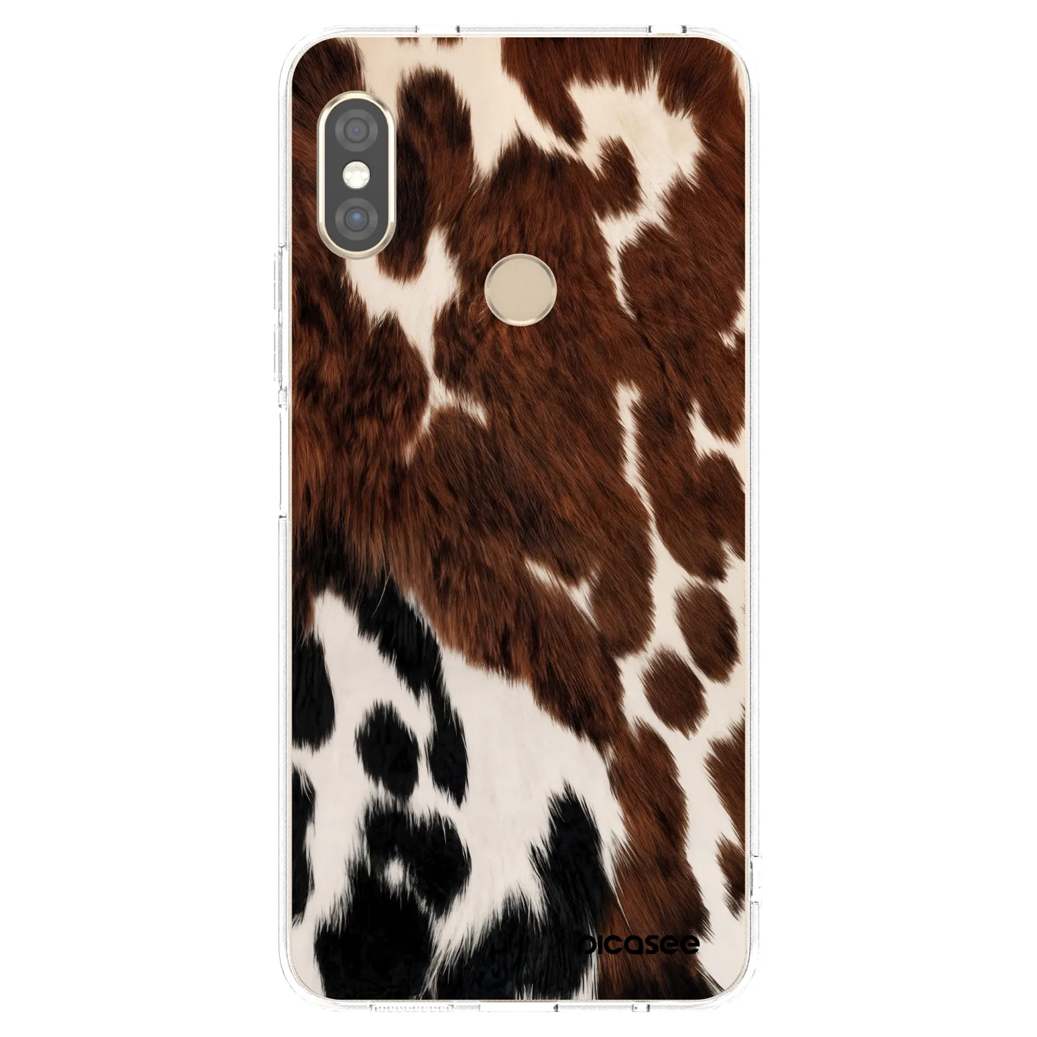 Picasee silikonski prozorni ovitek za Xiaomi Redmi Note 5 Global - Rust