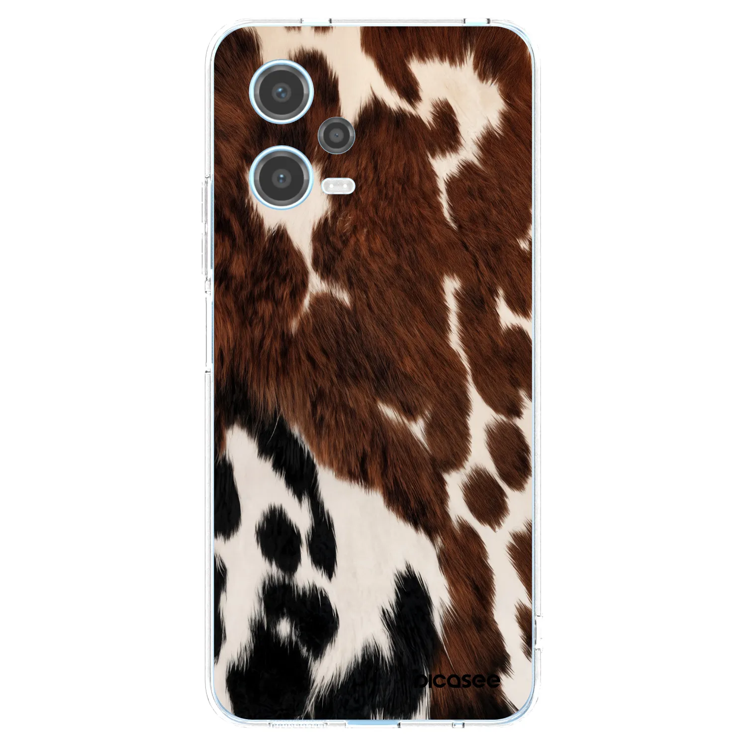 Picasee silikonski prozorni ovitek za Xiaomi Redmi Note 12 5G - Rust