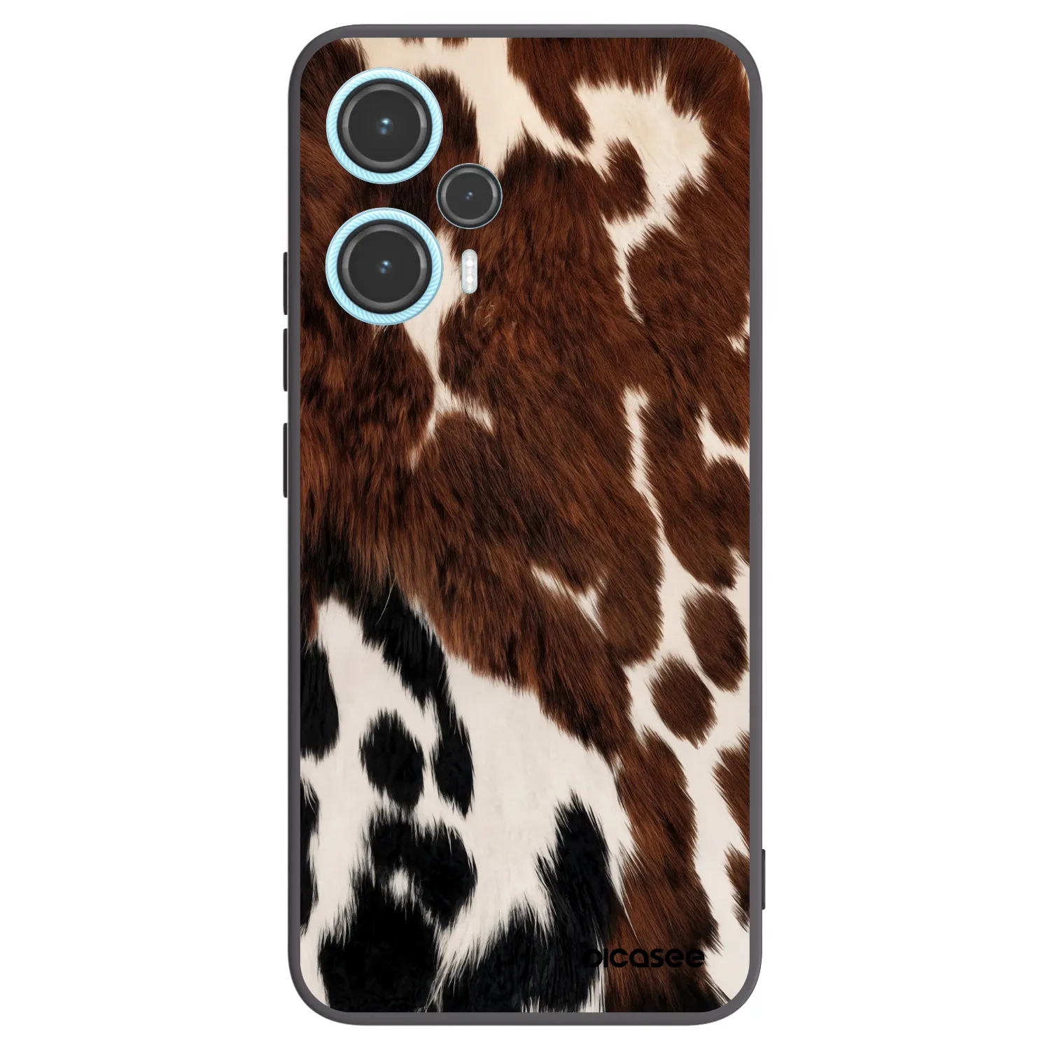 Picasee silikonski črni ovitek za Xiaomi Poco F5 - Rust