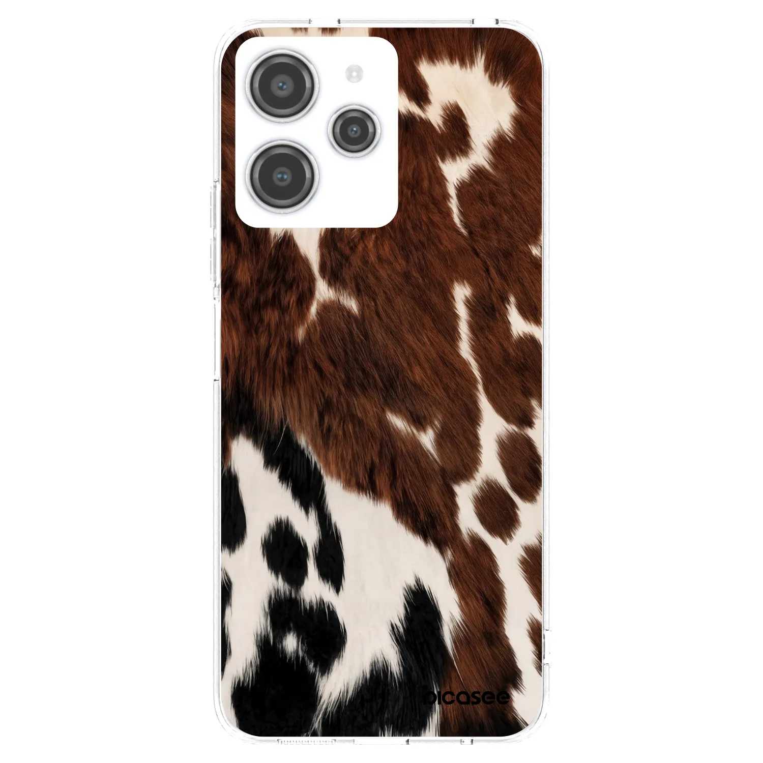 Picasee silikonski prozorni ovitek za Xiaomi Redmi 12 4G - Rust