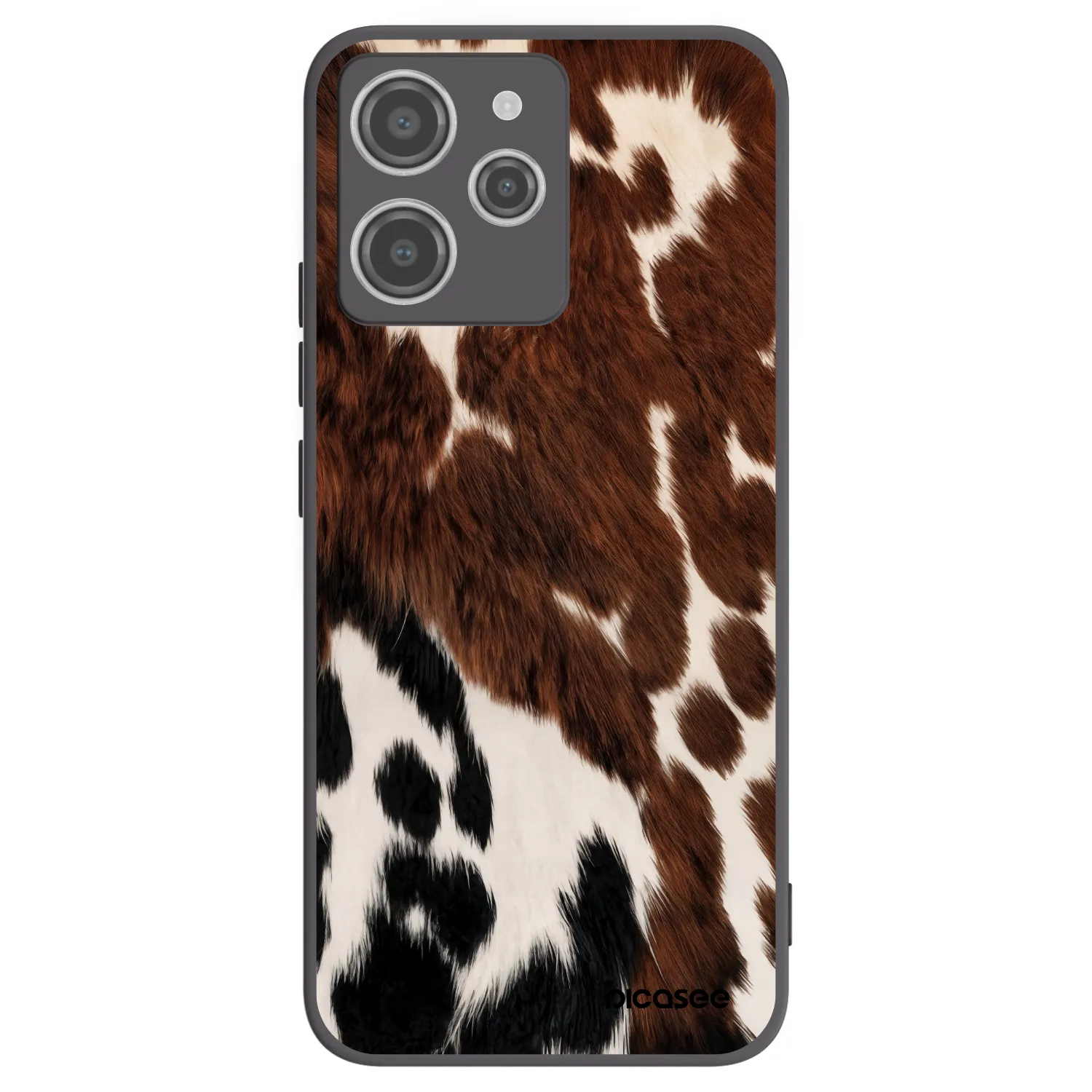 Picasee silikonski črni ovitek za Xiaomi Redmi 12 4G - Rust