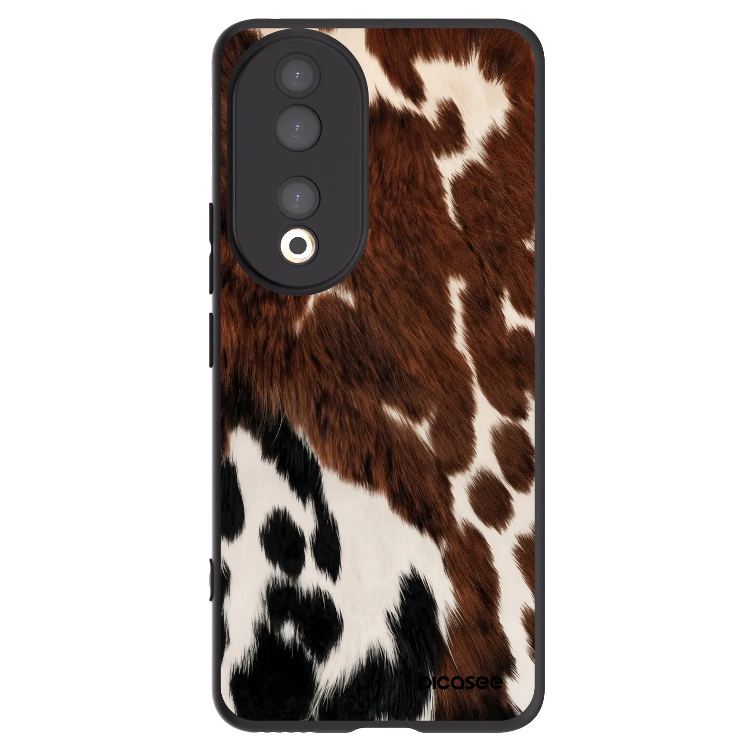 Picasee silikonski črni ovitek za Honor 90 5G - Rust