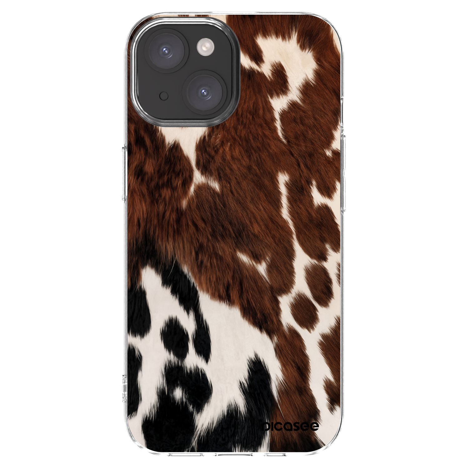 Picasee silikonski prozorni ovitek za Apple iPhone 15 - Rust