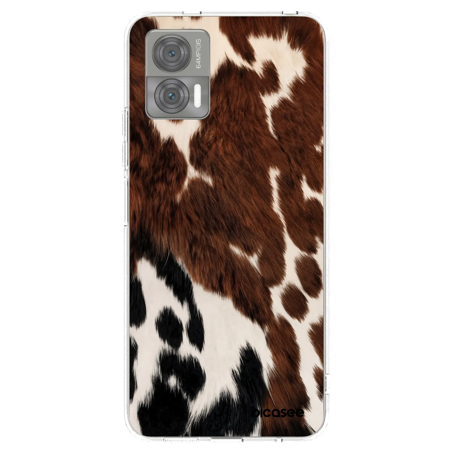 Picasee silikonski prozorni ovitek za Motorola Edge 30 Neo - Rust