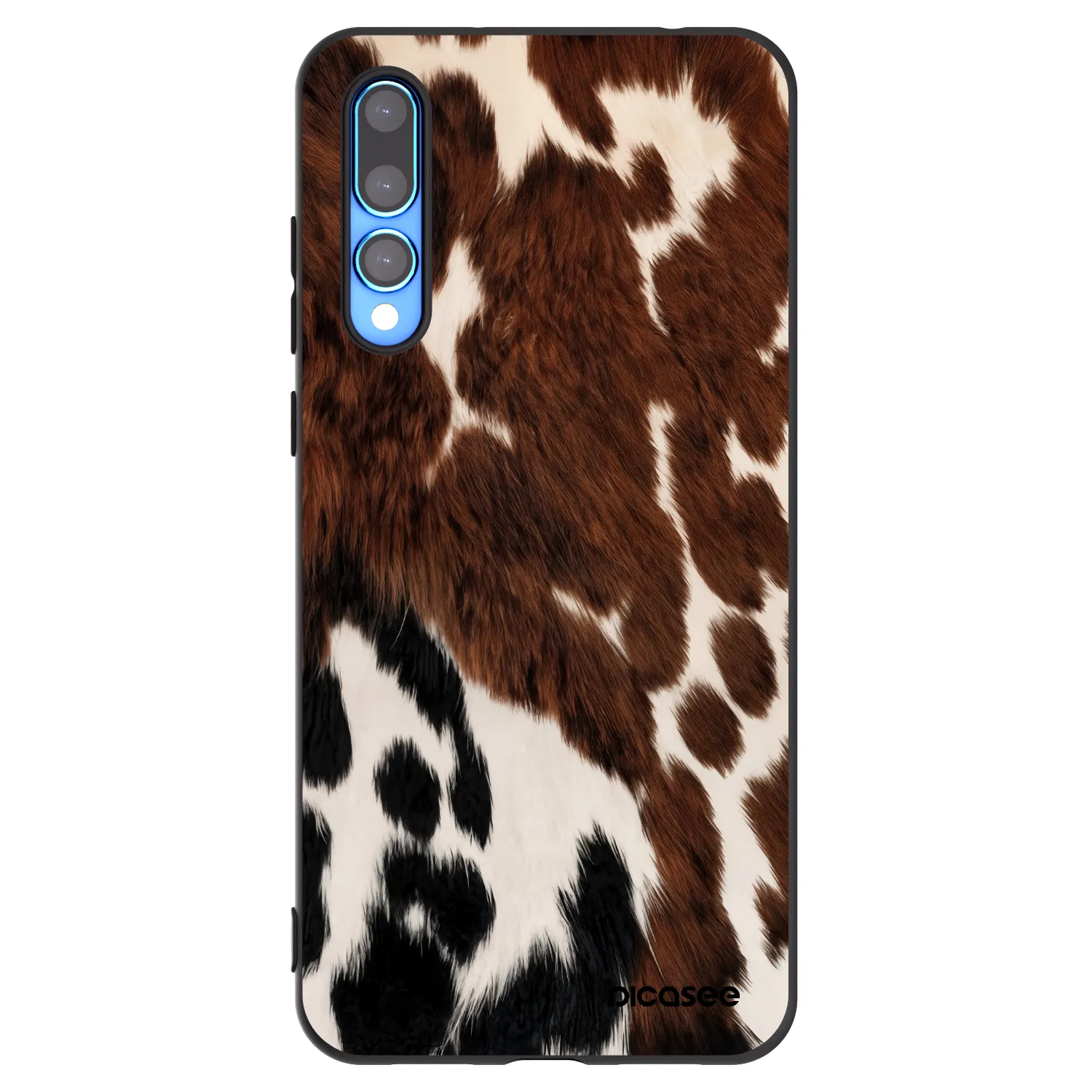 Picasee silikonski črni ovitek za Huawei P20 Pro - Rust
